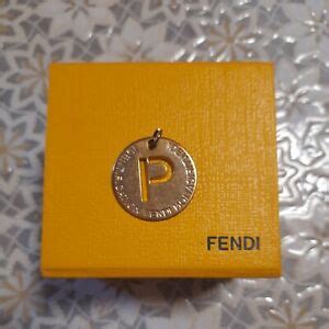 ebay fendi ciondolo nom|Ciondolo Fendi Lettera M .